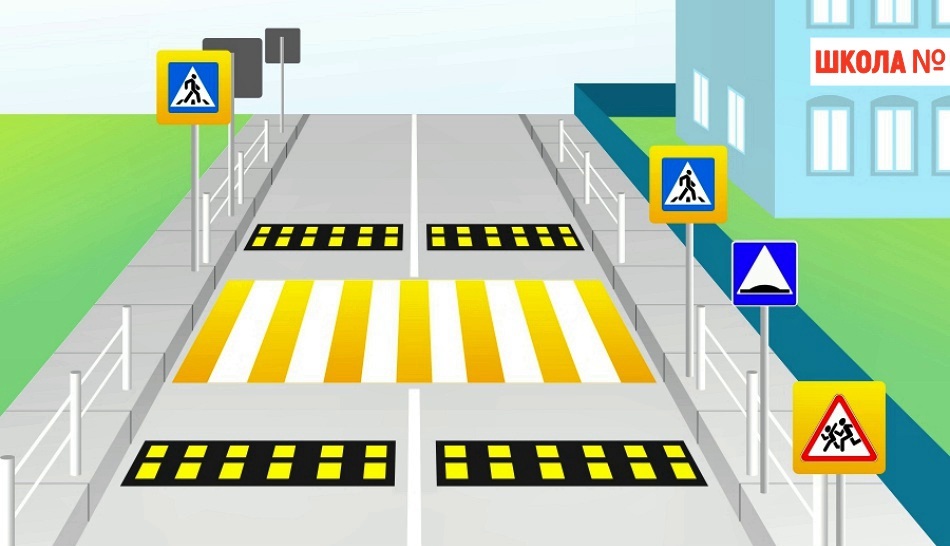В Новооскольском городском округе в этом году будут приведены к национальным стандартам 8 пешеходных переходов вблизи школ.