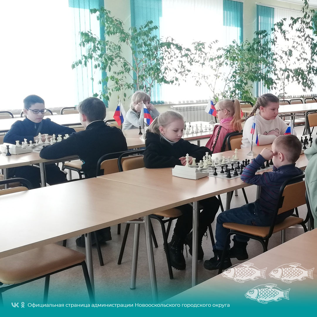 Вновь юные новооскольцы приняли участие в Рождественском шахматном турнире .