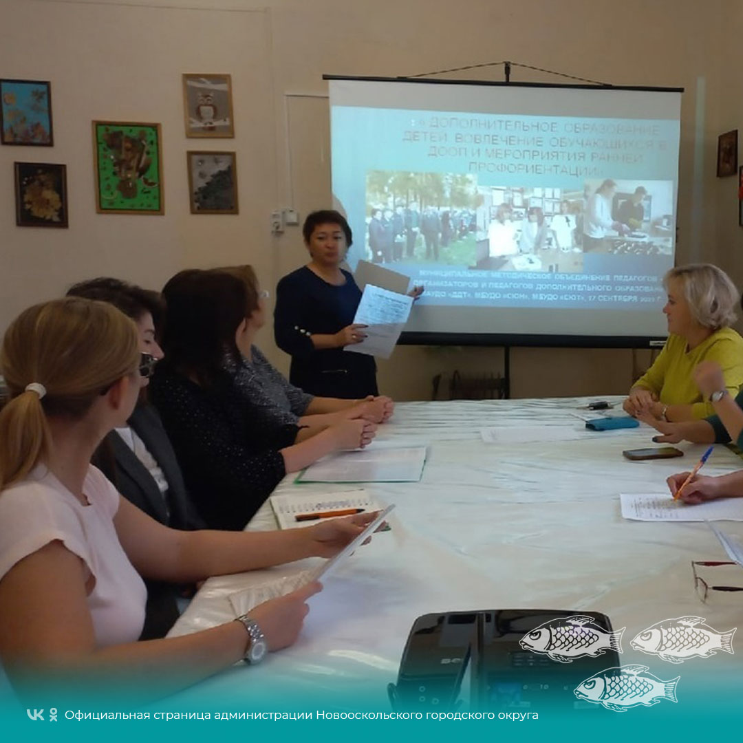 В Новом Осколе состоялось заседание муниципального методического объединения педагогов дополнительного образования.