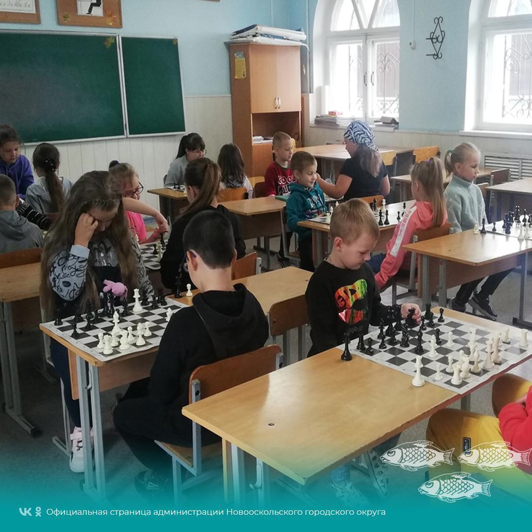 Юные новооскольские шахматисты рады вновь собраться за новой партией.
