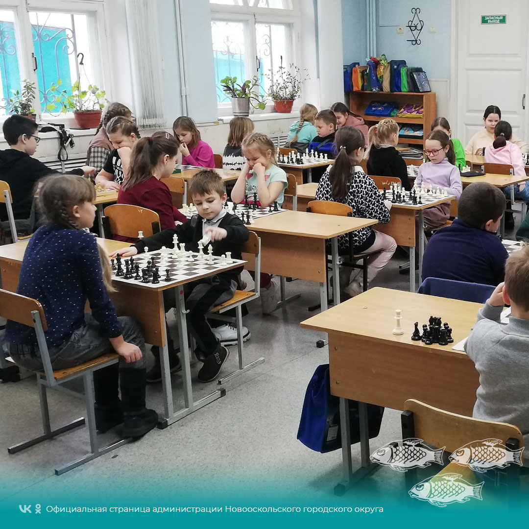 Юные любители шахмат встретились вновь на турнире в Воскресной школе Успенского собора.