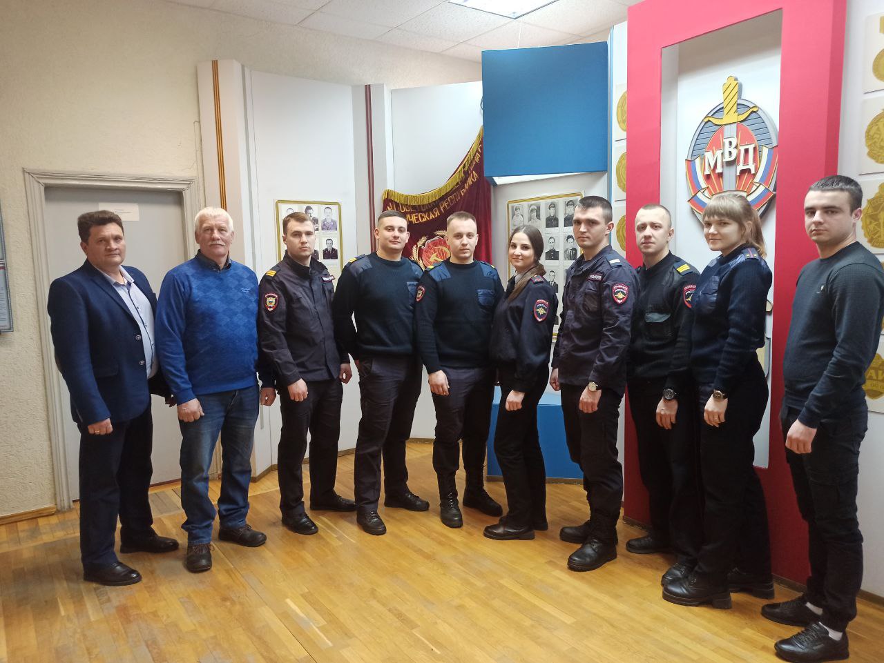Новооскольские сотрудники полиции посетили Музей УМВД России по Белгородской области в г. Белгород