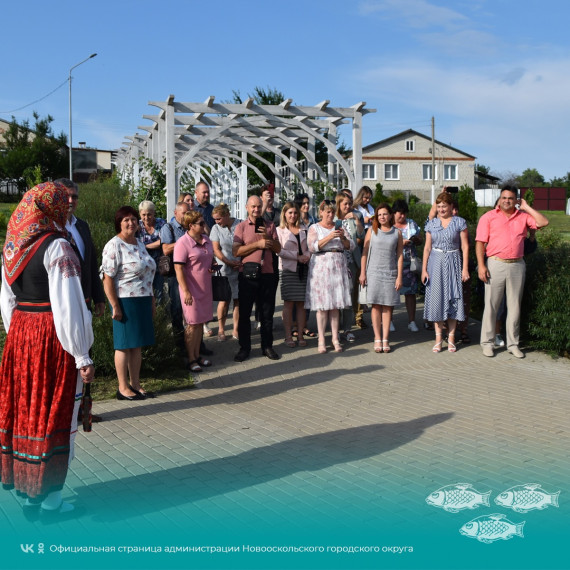 Новооскольский городской округ посетила делегация Троицкого и Белокуракинского районов Луганской Народной Республики.