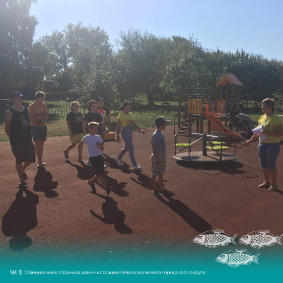 На территории спортивной площадки села Богородское состоялась игровая программа – «Планета детства» .