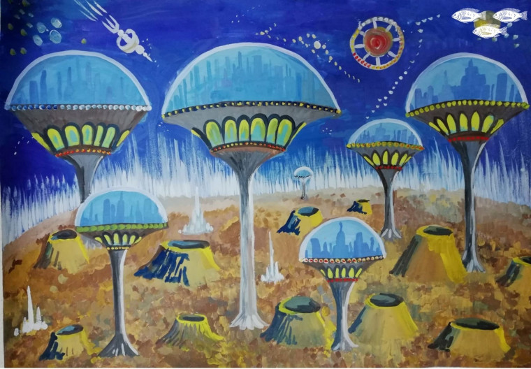 Завершился VII Всероссийский конкурс детского рисунка «Космические дороги».